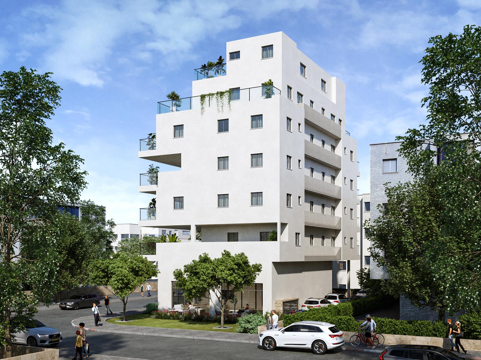 הדמיה נוספת של פרויקט נורדאו פינת פרנקל ברמלה